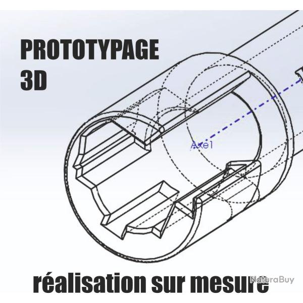 Prototypage Etui de culasse sur mesure, service d'impression 3D
