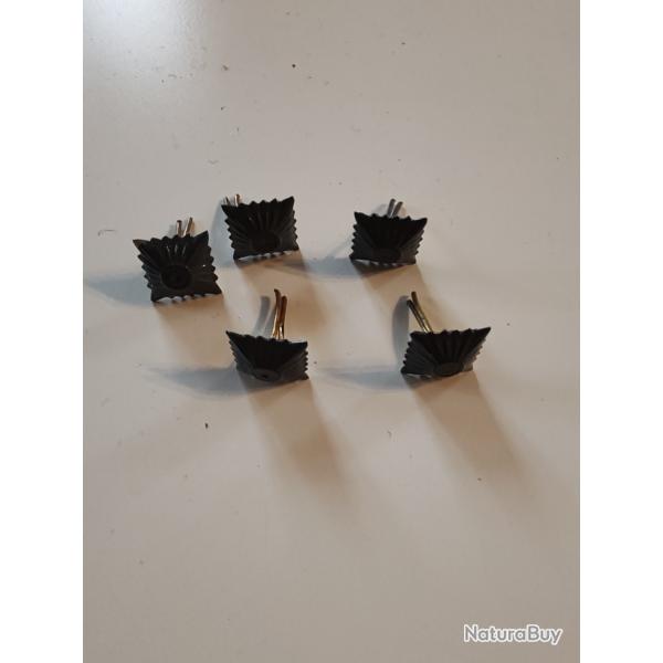 LOT DE CINQ CLOUS  FELDGRAU TYPE WH,WWI