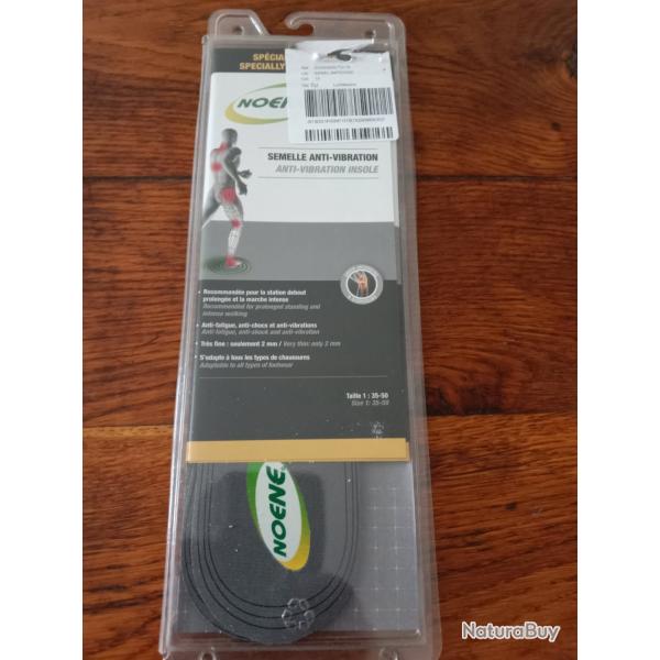 Semelles anti vibration