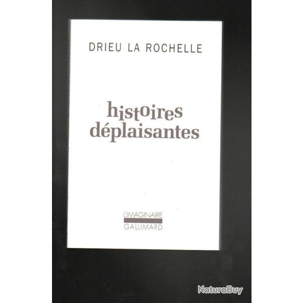 histoires d�plaisantes de drieu la rochelle