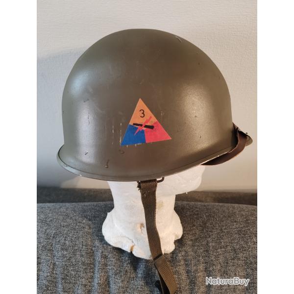 CASQUE U.S. 3 EME DIVISION BLINDE