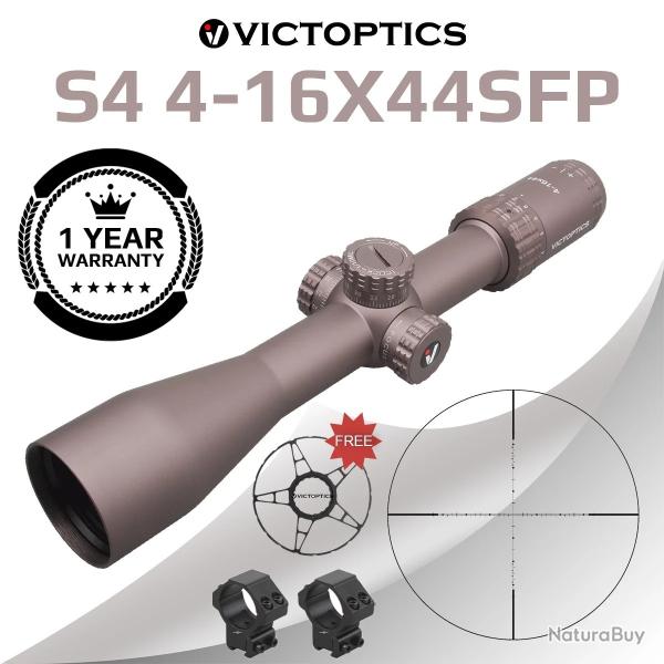 VictOptics Lunette de vise Coyote FDE  S4 4-16x44  LIVRAISON GRATUITE !!