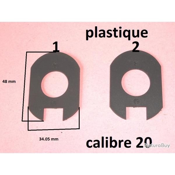 lot de 2 cales de crosse 1 et 2 calibre 20 - VENDU PAR JEPERCUTE (D24F64)