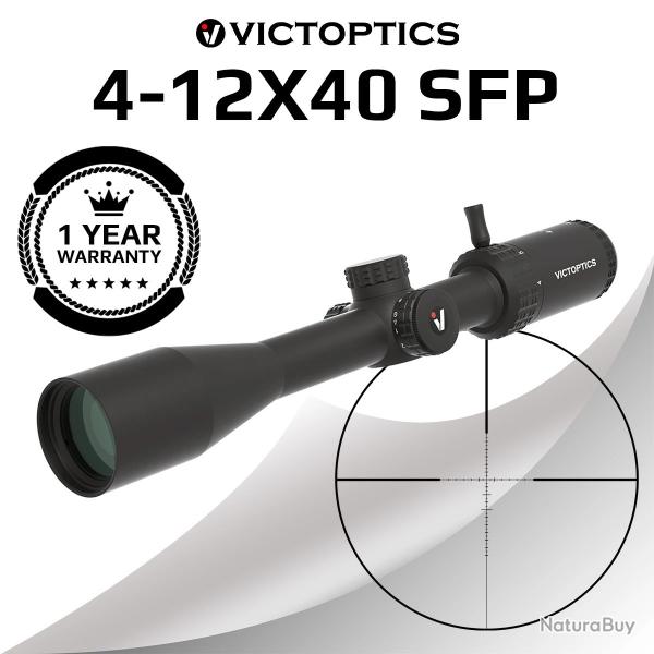 Victoptics SOI 4-12x40 SFP Riflescope Tube Haute Transmission de Lumire LIVRAISON GRATUITE !!