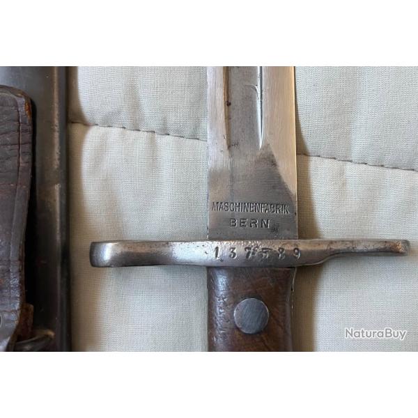 BA�ONNETTE SUISSE MODELE 1889