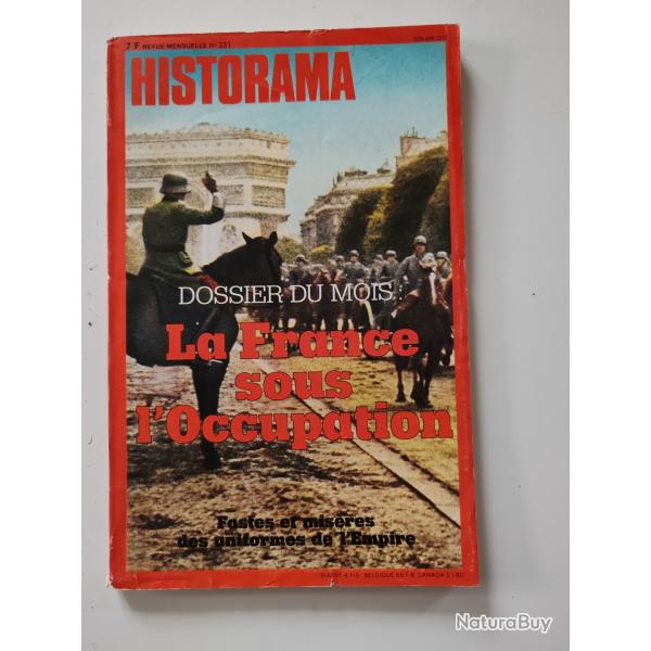 LIVRE HISTORAMA  NUMRO 331 "LA FRANCE SOUS L OCCUPATION"