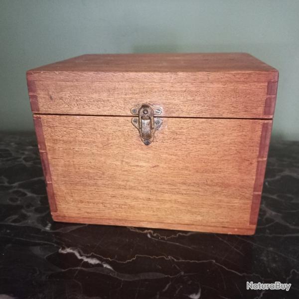 ancien coffret bois avec double fond