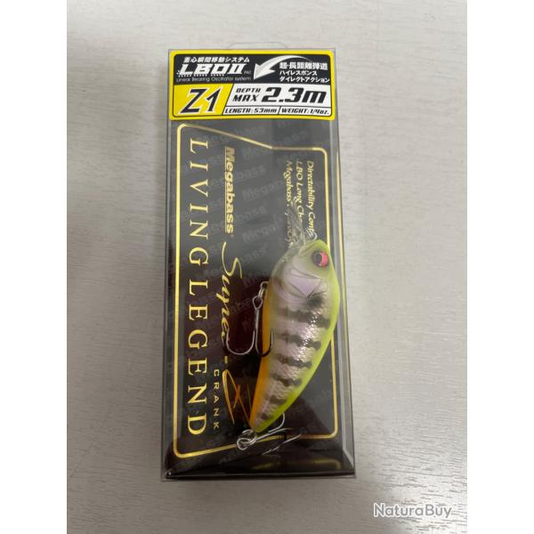 !! NEUF !! LEURRE MAGABASS SUPER Z Z1 col PM HOT GILL II