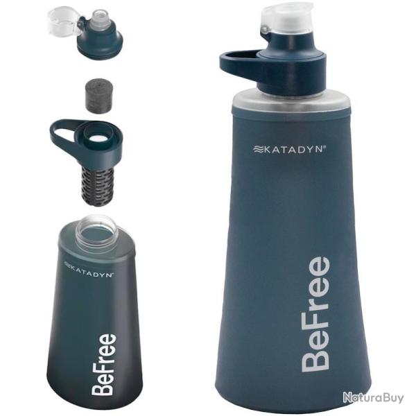 Gourde souple filtre � eau Katadyn BeFree AC 1L bleue