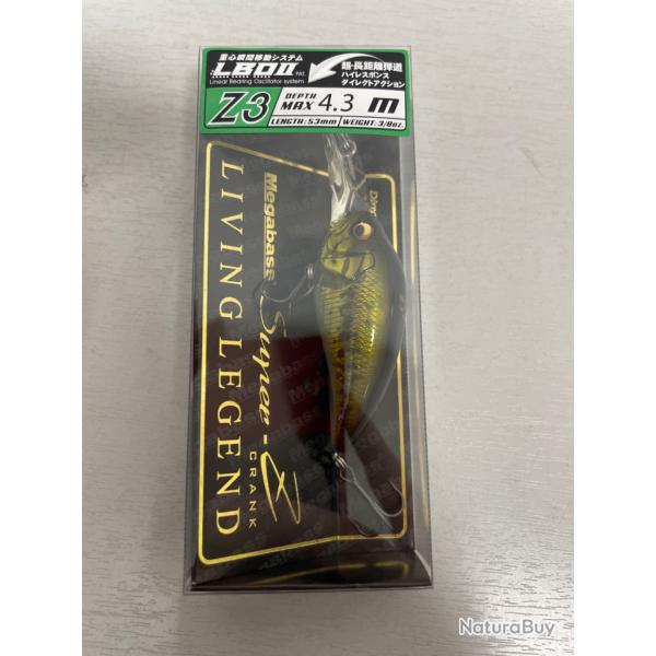 !! NEUF !! LEURRE MAGABASS SUPER Z Z3 col GG BASS