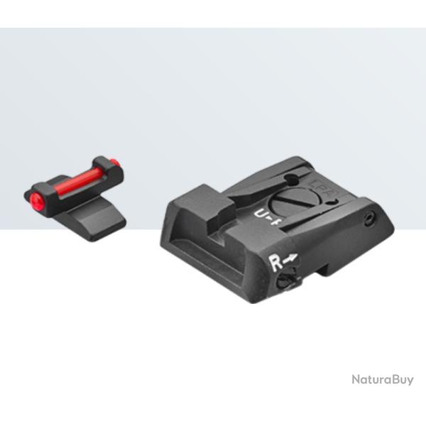 Set de mire LPA pour Beretta 92X Performance (no Centurion, Compact RDO, RDO) - feuille 6F