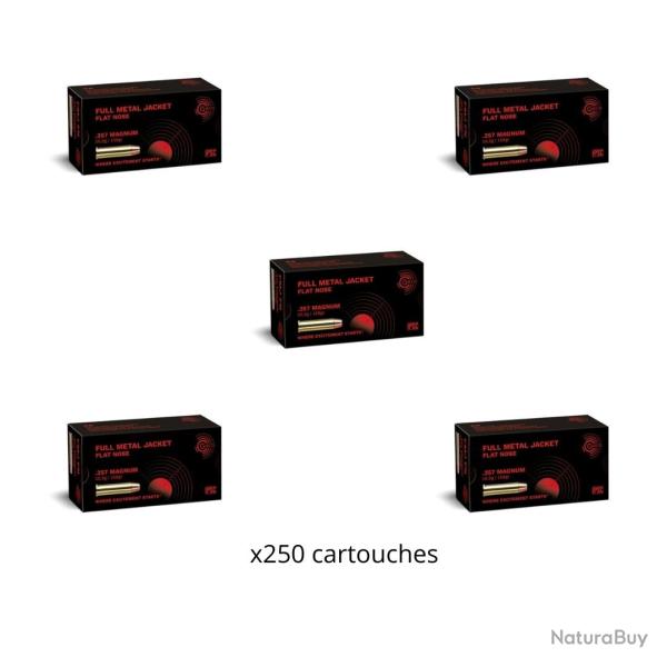 Munitions GECO fmj cal.357mag 158gr 10.2g par 250