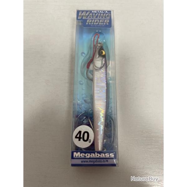 !! NEUF !! JIG MEGABASS M�TAL X WAVINGRIDER 40gr col G KATAKUCHI