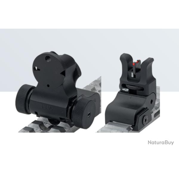 Set de vise rglable pliable LPA pour fusils d'assaut