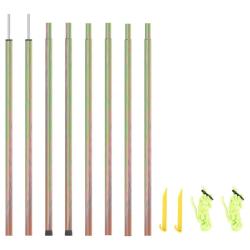 M&acirc;ts de parasol 2 pcs 250 cm Acier galvanis&eacute; alsavelo