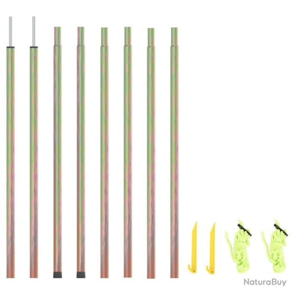 Mts de parasol 2 pcs 250 cm Acier galvanis alsavelo