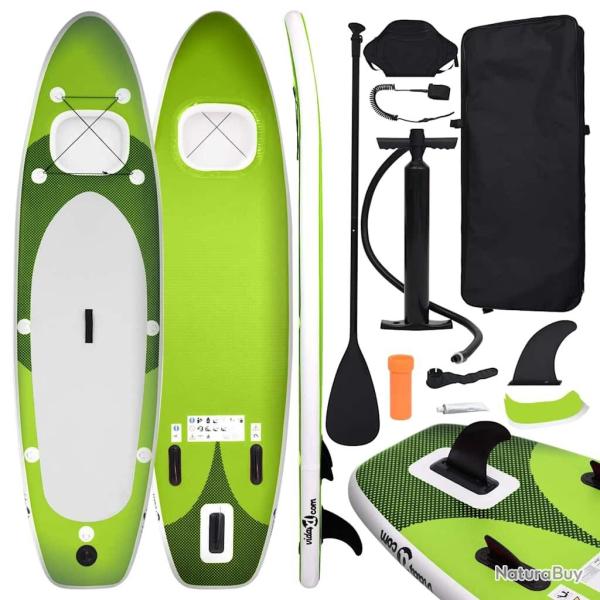 planche SUP gonflable Vert 360x81x10 cm