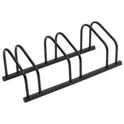 Porte-v&eacute;los pour 3 v&eacute;los noir acier