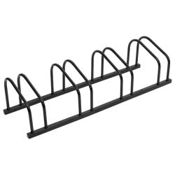 Porte-v&eacute;los pour 4 v&eacute;los noir acier