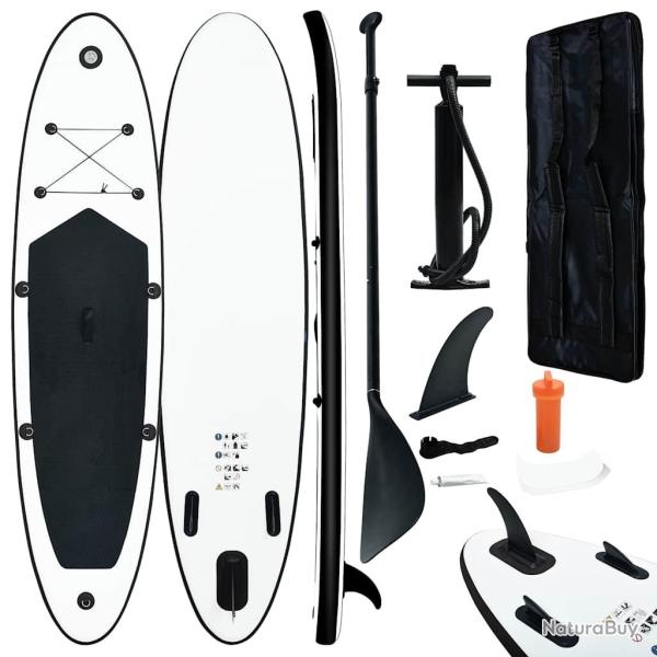 planches SUP gonflables Noir et blanc alsavelo