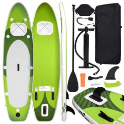 planche SUP gonflable Vert 330x76x10 cm alsavelo
