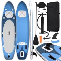 planche SUP gonflable Bleu 330x76x10 cm alsavelo