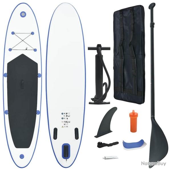 planches SUP gonflables Bleu et blanc alsavelo
