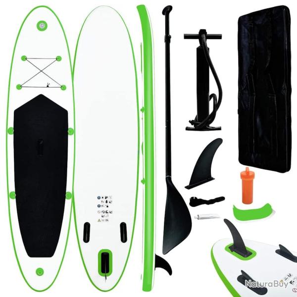 planches SUP gonflables Vert et blanc alsavelo