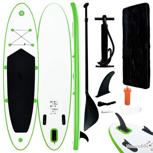 planches SUP gonflables Vert et blanc