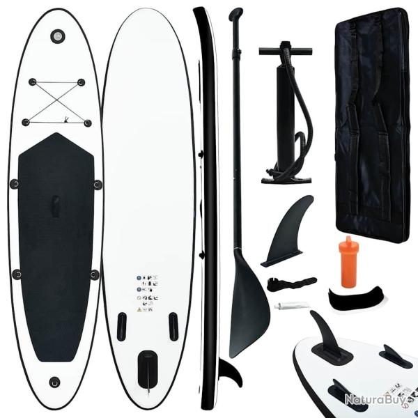 planches SUP gonflables Noir et blanc alsavelo