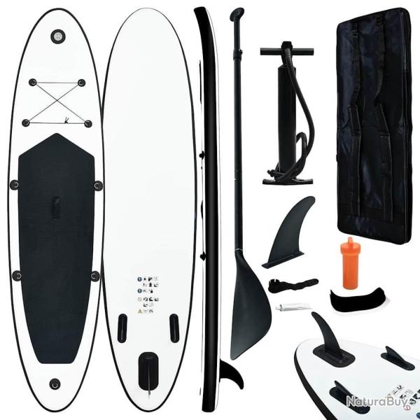 planches SUP gonflables Noir et blanc alsavelo