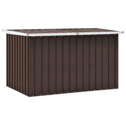 Bo&icirc;te de rangement de jardin Marron 149x99x93 cm alsavelo