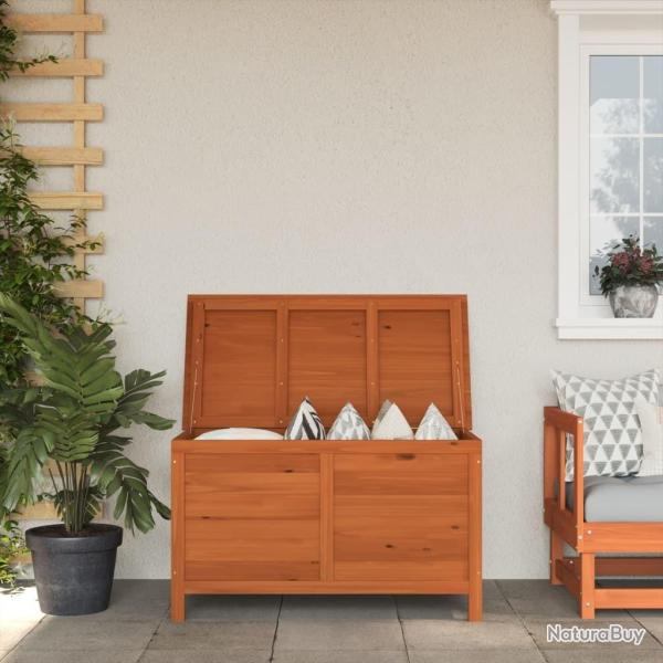 Bo�te de rangement de jardin 99x49,5x58,5 cm bois massif sapin alsavelo