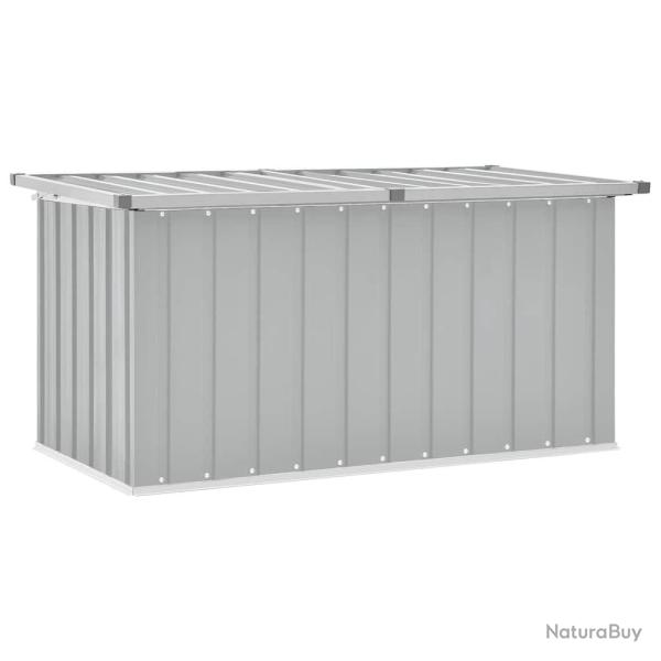 Bo�te de rangement de jardin Gris 129x67x65 cm alsavelo
