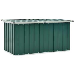 Bo&icirc;te de rangement de jardin Vert 129x67x65 cm alsavelo