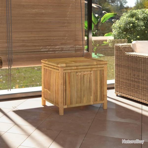 Bo�te de rangement de jardin 60x52x55 cm Bambou alsavelo