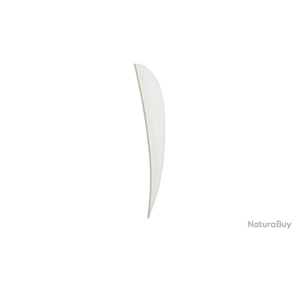 Plumes 4" Parabolique Trueflight Fluor White 100