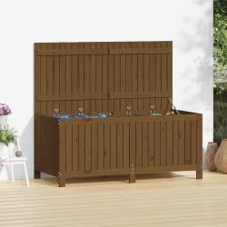 Bo&icirc;te de rangement de jardin Marron miel 147x68x64 cm Bois pin alsavelo