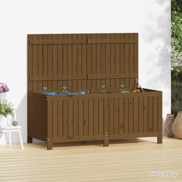Bo�te de rangement de jardin Marron miel 147x68x64 cm Bois pin alsavelo