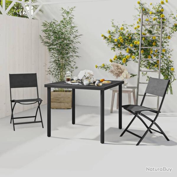 salle � manger d'ext�rieur 3 pcs Acier alsavelo