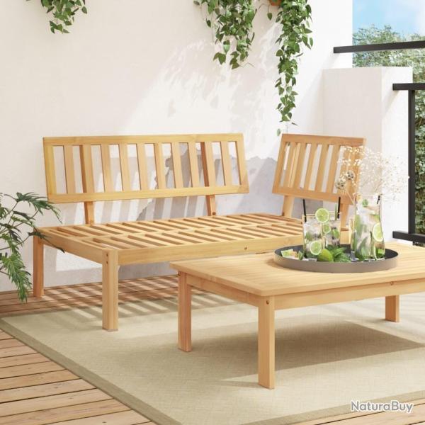 Canap� d'angle palette de jardin bois massif d'acacia