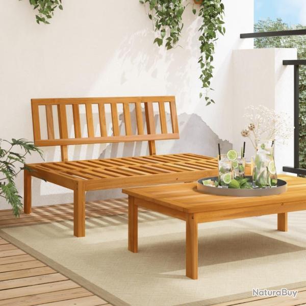 Canap� central palette de jardin bois massif d'acacia