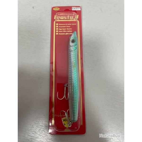 !! NEUF !! LEURRE FROSTY II COL GREEN