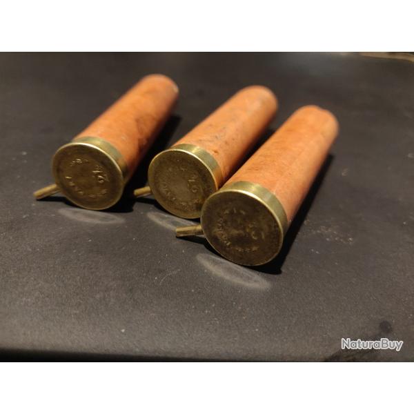 3 Cartouches  broche calibre 24 Collection PARIS bel tat. Ref 24