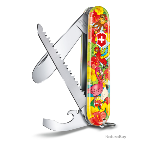 Victorinox 0.2373.E3 My First Children Set, 84 Mm, Parrot Edition