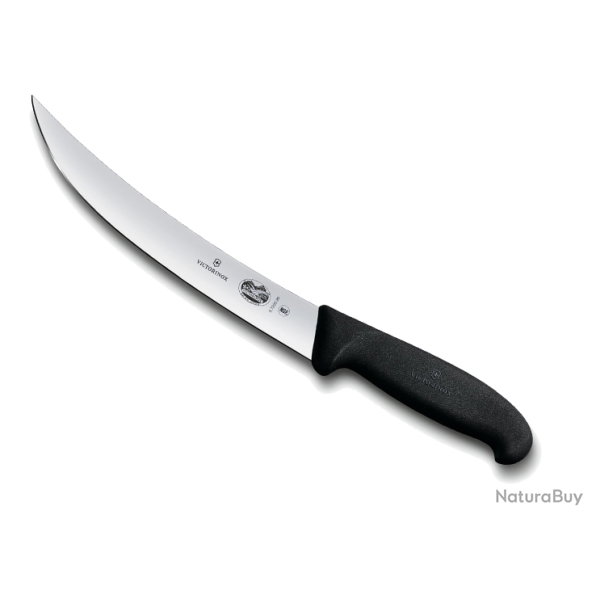 Victorinox 5.7203.20 Couteau Boucher, Fibrox Noir