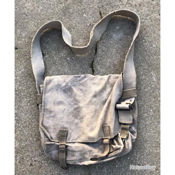 Musette TTA modle 1950 originale Arme franaise anne 50-60 INDO ALGERIE