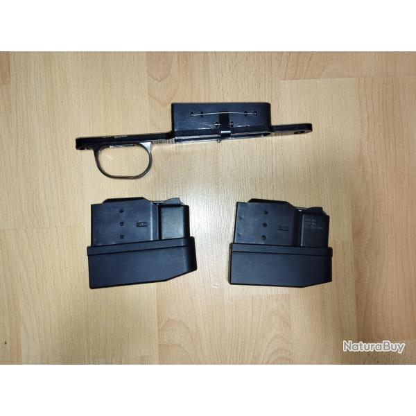 Pontet et chargeurs 5 coups Voere compatible Mauser