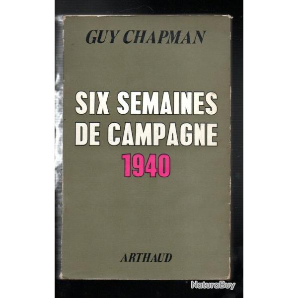 six semaines de campagne 1940 de guy chapman