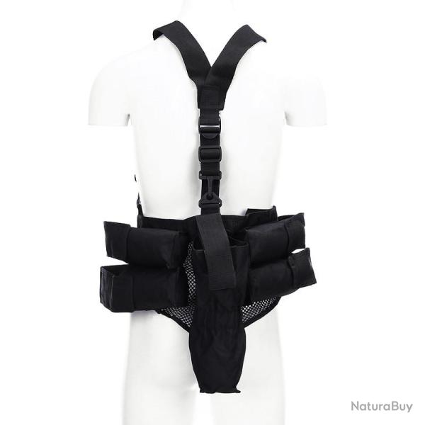Tactical vest light paintball / HPA (101-INC) Noir